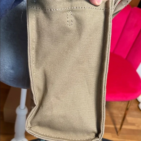 Marc Jacobs Khaki TheTote Bag with White Lettering - Picture 4 of 8